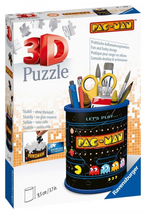 neuveden: 3D Puzzle: Stojan na tužky Pac-Man 54 dílků