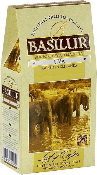 neuveden: BASILUR Leaf of Ceylon Uva papír 100g