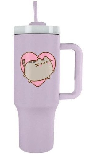 -: Pusheen Cestovní hrnek s brčkem