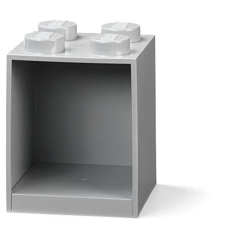 neuveden: Police nástěnná LEGO Brick 4 - šedá