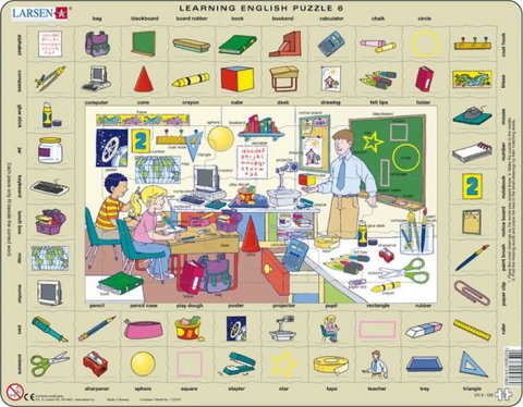 neuveden: Puzzle MAXI - Hodina angličtiny 6./70 d