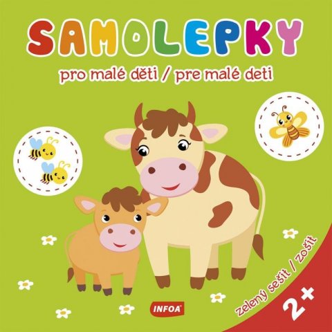 neuveden: Samolepky pro malé děti / Samolepky pre malé deti - zelený sešit / zelený z