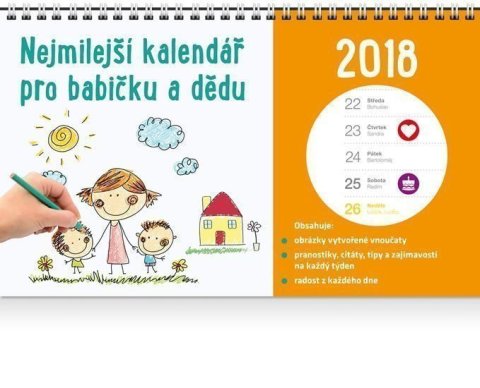 Kopřivová Monika: Nejmilejší kalendář pro babičku a dědu 2018