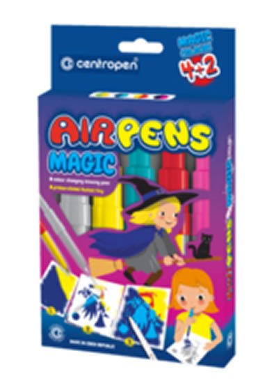 neuveden: Centropen Foukací fixy AIR PENS magic 6 ks neuveden: Centropen Foukací fixy AIR PENS magic 6 ks