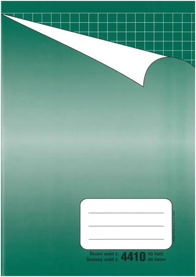 neuveden: Školní sešit BOBO 4410 bezdřevý