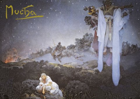 neuveden: Pohled Alfons Mucha – Slované v pravlas