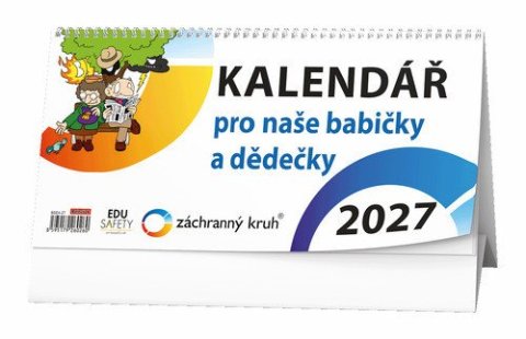 : Stolní kalendář Kalendář pro naše babičky a dědečky