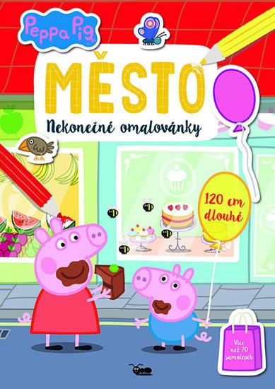 neuveden: Prasátko Peppa - Město: Nekonečné omalovánky