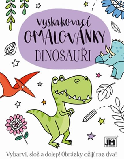 neuveden: Dinosauři - Vyskakovací omalovánky