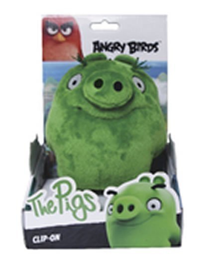 neuveden: Angry Birds: The Pigs - 14cm plyšová hračka s nylon přívěskem