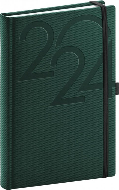 neuveden: Diář 2024: Ajax - zelený, denní, 15 × 21 cm