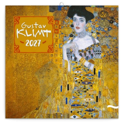 -: Kalendář 2027 poznámkový: Gustav Klimt 2027, 30 x 30 cm