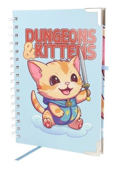 : Zápisník delux - Dungeons & Kittens
