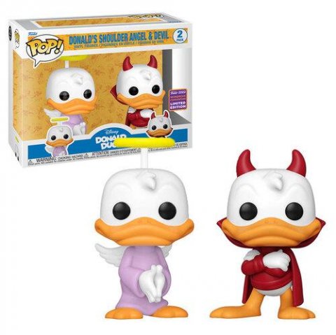 neuveden: Funko POP Disney: Donald Duck - 2PK Donald’s Shoulder Angel and Devil (2022