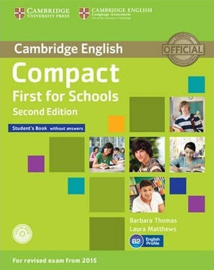 Thomas Barbara: Compact First for Schools Student´s Book without Answers with CD-ROM withTe
