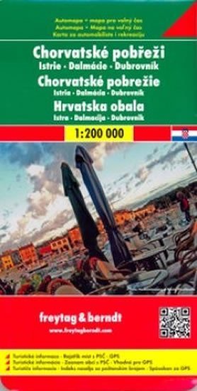 neuveden: AK 7403 Chorvatské pobřeží 1:200 000