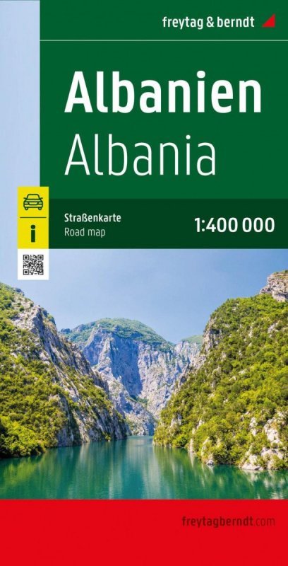 neuveden: Albánie 1:400 000 / automapa