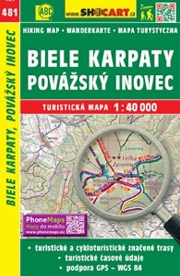 neuveden: SC 481 Biele Karpaty, Považský Inovec 1:40 000 neuveden: SC 481 Biele Karpaty, Považský Inovec 1:40 000