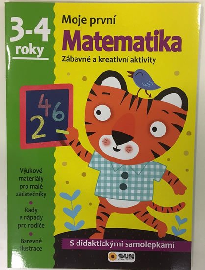 neuveden: Moje první matematika 3-4 roky - s didaktickými samolepkami