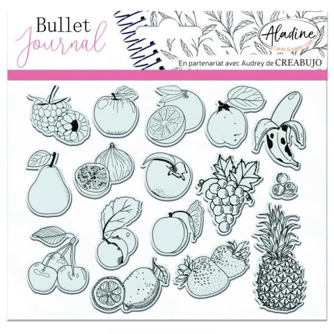 neuveden: Razítka Stampo Bullet Journal - Ovoce