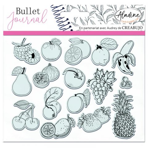 neuveden: Razítka Stampo Bullet Journal - Ovoce neuveden: Razítka Stampo Bullet Journal - Ovoce