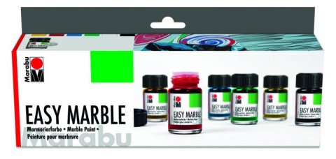 neuveden: Marabu Mramorovací barva sada 6 x 15 ml