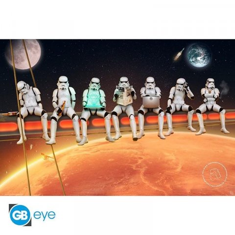 neuveden: Star Wars Plakát Maxi: Stormtroopers on Girders 91,5 x 61 cm