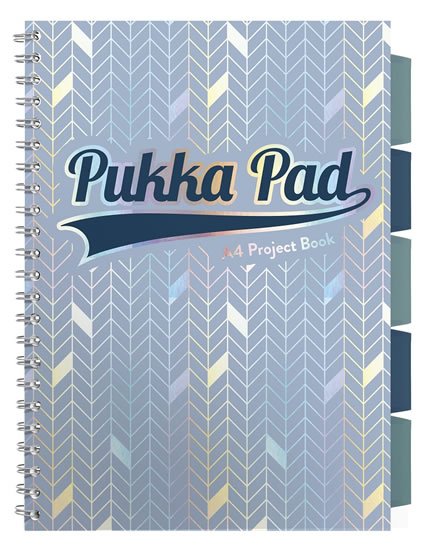 neuveden: Pukka Pad Projektový blok Glee A4, papír 80g, 100 listů, světle modrý
