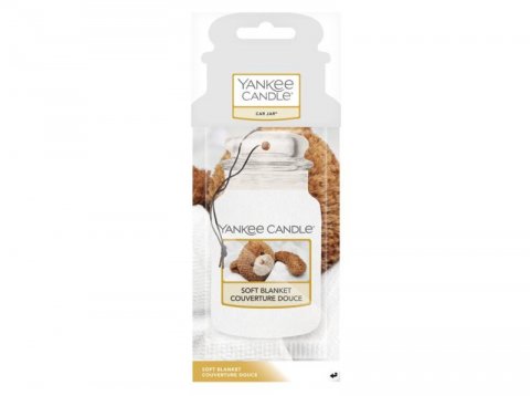 neuveden: YANKEE CANDLE Soft Blanket vůně do auta visačka papírová