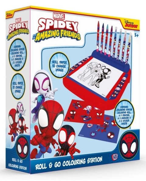 neuveden: Spidey Stojan s omalovánkami a barvami