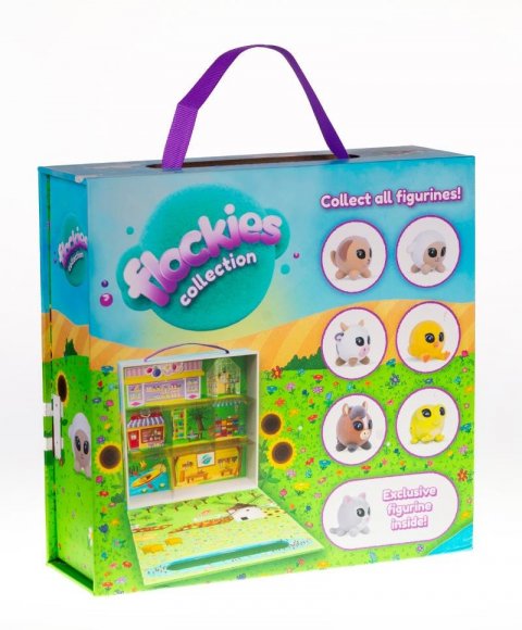 neuveden: Flockies domek pro zvířátka (+ exkluzivní sběratelská figurka kočka Carolin