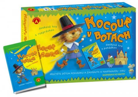 neuveden: Kocour v botách - desková hra s pohádkou neuveden: Kocour v botách - desková hra s pohádkou