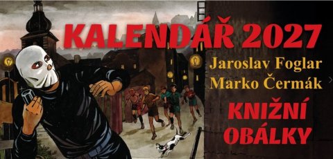 : Kalendář 2027 Knižní obálky - stolní