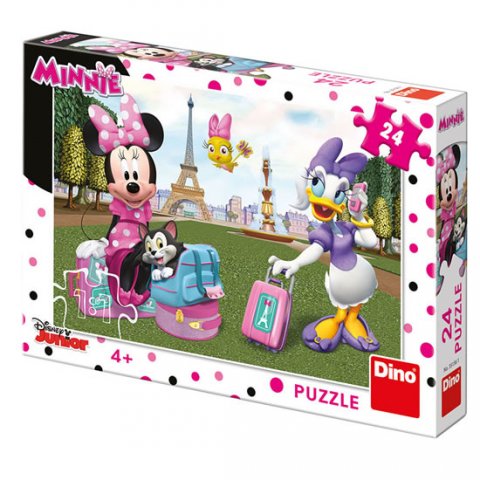 neuveden: Minnie v Paříži: puzzle 24 dílků neuveden: Minnie v Paříži: puzzle 24 dílků