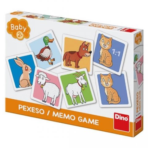 neuveden: Baby pexeso: Domácí zvířátka