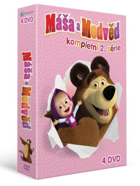 neuveden: Máša a medvěd 5-8, kolekce 4 DVD