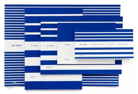 -: BOBO Kompletní set nedatovaných plánovačů (balíček 5 produktů)