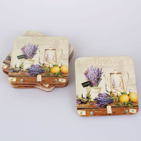 neuveden: Podložka pod šálek levandule/sada 6ks