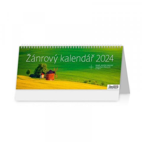 neuveden: Kalendář stolní 2024 - Žánrový kalendář