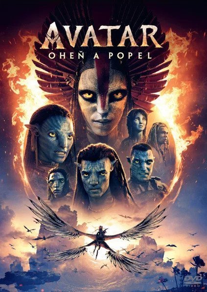: Avatar: Oheň a popel DVD