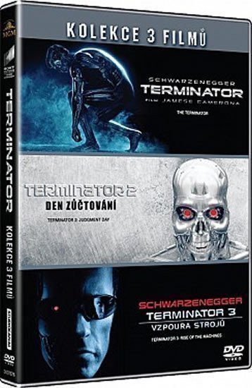 neuveden: Terminator 1 - 3 - 3DVD