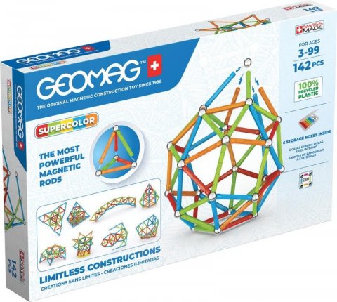 neuveden: Geomag Supercolor Recycled 142 dílků