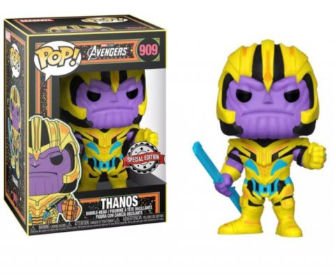neuveden: Funko POP Marvel: Thanos (BlackLight limited exclusive edition)