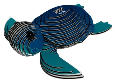 : EUGY 3D kartonová skládačka - Mořská želva