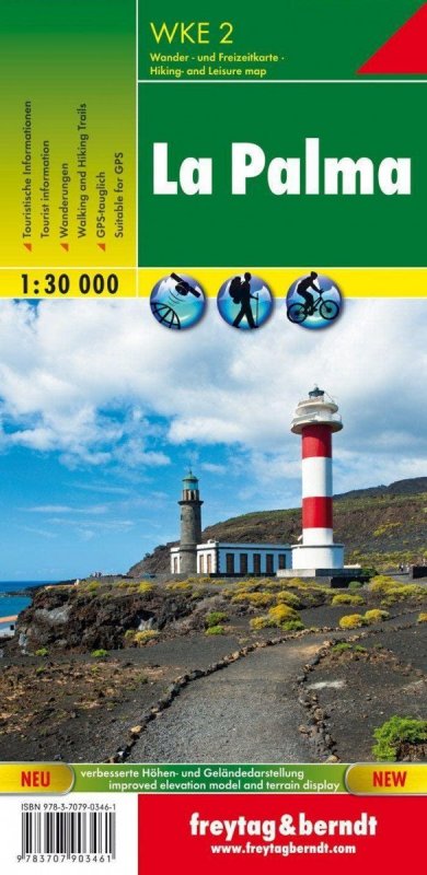 neuveden: WKE 2 La Palma 1:30 000 / turistická mapa