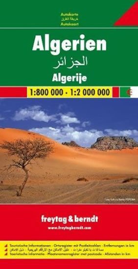 neuveden: AK 147 Alžírsko 1:800 000/1:2 000 000 / automapa neuveden: AK 147 Alžírsko 1:800 000/1:2 000 000 / automapa