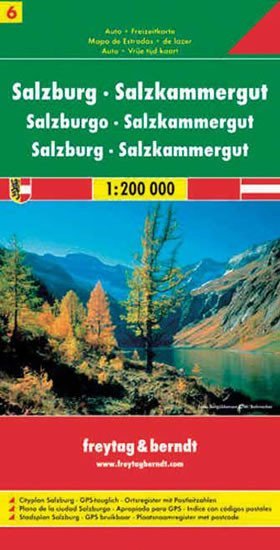 neuveden: OE 6 Salzburg Salzkammergut 1:200 000 / automapa