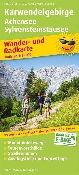 neuveden: Pohoří Karwendel, Achensee, nádrž Sylvenstein 1:35 000 / turistická a cyklo