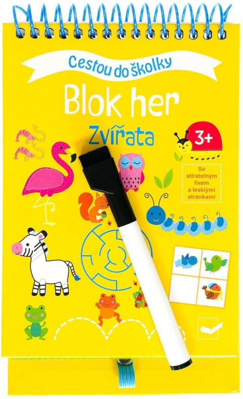 neuveden: Cestou do školky Blok her Zvířata 3+