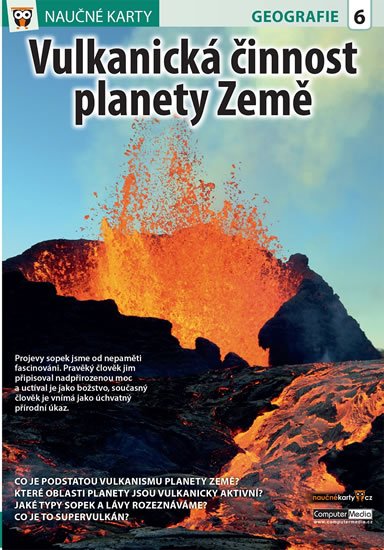 neuveden: Vulkanická činnost planety Země - Naučné karty